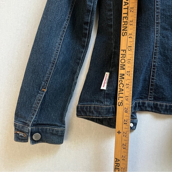 Miss Sixty Basic Italy Dark Wash Fitted Denim Jacket Size XS Y2K - Picture 7 of 9